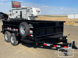 2025 Snake River 712-9.9K 12' Dump Bumper Pull Trailer 