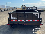 2025 Snake River 712-9.9K 12' Dump Bumper Pull Trailer 