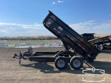 2025 Snake River 712-9.9K 12' Dump Bumper Pull Trailer 