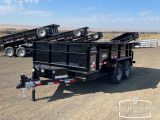 2025 Snake River 712-9.9K 12' Dump Bumper Pull Trailer 