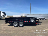 2025 Snake River 716-14K 16' Dump Bumper Pull Trailer
