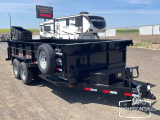 2025 Snake River 716-14K 16' Dump Bumper Pull Trailer