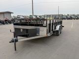 2027 C&B Tandem Axle 7'x16' Utility Bumper Pull Trailer