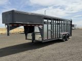 2027 C&B Maverick 20' Stock Gooseneck Trailer 