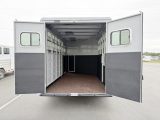 2027 Trails West Santa Fe 15' 7x7 Living Quarters Stock Combo Gooseneck Trailer