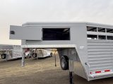 2027 Trails West Hotshot 24' Stock Gooseneck Trailer 