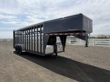 2027 C&B Maverick 20' Stock Gooseneck Trailer 
