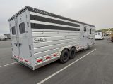 2027 Trails West Santa Fe 18' 7x7 Living Quarters Stock Combo Gooseneck Trailer