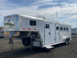 2001 Featherlite 8547 4H 7x7 Living Quarters Gooseneck Trailer
