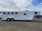 2001 Featherlite 8547 4H 7x7 Living Quarters Gooseneck Trailer
