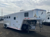 2001 Featherlite 8547 4H 7x7 Living Quarters Gooseneck Trailer