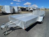 2026 Aluma 8114 Heavy-Duty 6'x14' Utility Bumper Pull Trailer 