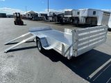 2026 Aluma 8114 Heavy-Duty 6'x14' Utility Bumper Pull Trailer 