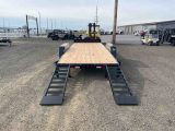 2026 C&B 14K DT 20' Equipment Flatbed Bumper Pull Trailer
