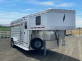 2026 Featherlite 8413 24' Stock Combo Gooseneck Trailer