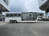 2026 Featherlite 9808 Slant 4H 8x12 Living Quarters Gooseneck Trailer