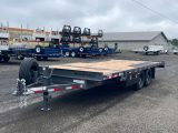 2026 Snake River 20' Deck Over Tilt Flatbed Bumper Pull Trailer 