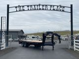 2026 Snake River 25' Flatbed Gooseneck Trailer 