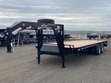 2026 Snake River 25' Flatbed Gooseneck Trailer 