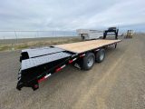 2026 Snake River 25' Flatbed Gooseneck Trailer 