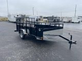 2026 C&B 712SA 7'x12' Tandem Axle Utility Bumper Pull Trailer