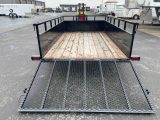2026 C&B 712SA 7'x12' Tandem Axle Utility Bumper Pull Trailer