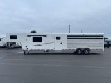 2026 Trails West Santa Fe 16' 11x15 Living Quarters Stock Combo Gooseneck Trailer