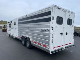 2026 Trails West Santa Fe 16' 11x15 Living Quarters Stock Combo Gooseneck Trailer