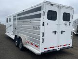 2025 Trails West Santa Fe 17' Stock Combo Gooseneck Trailer