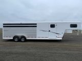 2025 Trails West Santa Fe 17' Stock Combo Gooseneck Trailer