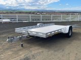 2027 Aluma 8015 Single Axle 6'x15' Utility Bumper Pull Trailer