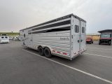 2027 Trails West Santa Fe 18' 7x7 Living Quarters Stock Combo Gooseneck Trailer