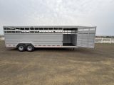2027 Trails West Hotshot 24' Stock Gooseneck Trailer 