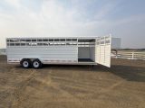 2027 Trails West Hotshot 24' Stock Gooseneck Trailer 