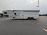 2027 Trails West Santa Fe 18' 7x7 Living Quarters Stock Combo Gooseneck Trailer