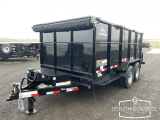 2025 Snake River 714-14K 14' Dump Bumper Pull Trailer