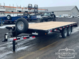 2025 Snake River FM818-6 Tandem Axle Flatbed Bumper Pull Trailer
