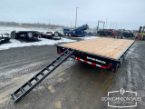 2025 Snake River FM818-6 Tandem Axle Flatbed Bumper Pull Trailer