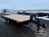 2025 Snake River FM818-6 Tandem Axle Flatbed Bumper Pull Trailer