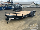 2025 C&B 18' Straight Deck Utility Bumper Pull Trailer