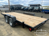 2025 C&B 18' Straight Deck Utility Bumper Pull Trailer