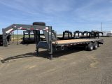 2026 Snake River 25' Flatbed Gooseneck Trailer
