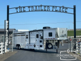 2025 Featherlite 8413 28' 7x8 Living Quarters Stock Combo Gooseneck Trailer