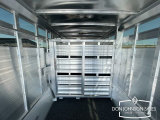 2025 Featherlite 8413 28' 7x8 Living Quarters Stock Combo Gooseneck Trailer