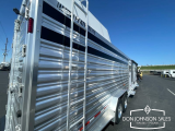 2025 Featherlite 8413 28' 7x8 Living Quarters Stock Combo Gooseneck Trailer