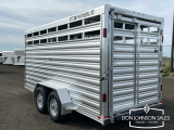 2025 Featherlite 8107 16' Stock Bumper Pull Trailer