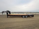 2026 Snake River 25' Flatbed Gooseneck Trailer