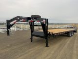 2026 Snake River 25' Flatbed Gooseneck Trailer