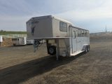 2007 Silverlite Weekender 3H 5x7 Living Quarters Gooseneck Trailer