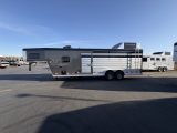 2027 Trails West Santa Fe 18' 7x7 Living Quarters Stock Combo Gooseneck Trailer 